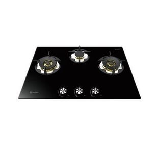 意大利品牌VALENTI华伦蒂PH760 MST BK三眼燃气灶