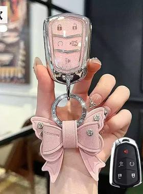 适用于20/21/22/23/25款凯迪拉克XT6车钥匙套遥控保护壳钥匙包扣1