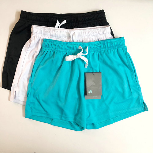 薄荷绿跑步三分裤速干透气