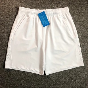 专业羽毛球裤短裤拉链口袋激光冲孔速干透气网球运动休闲四分裤