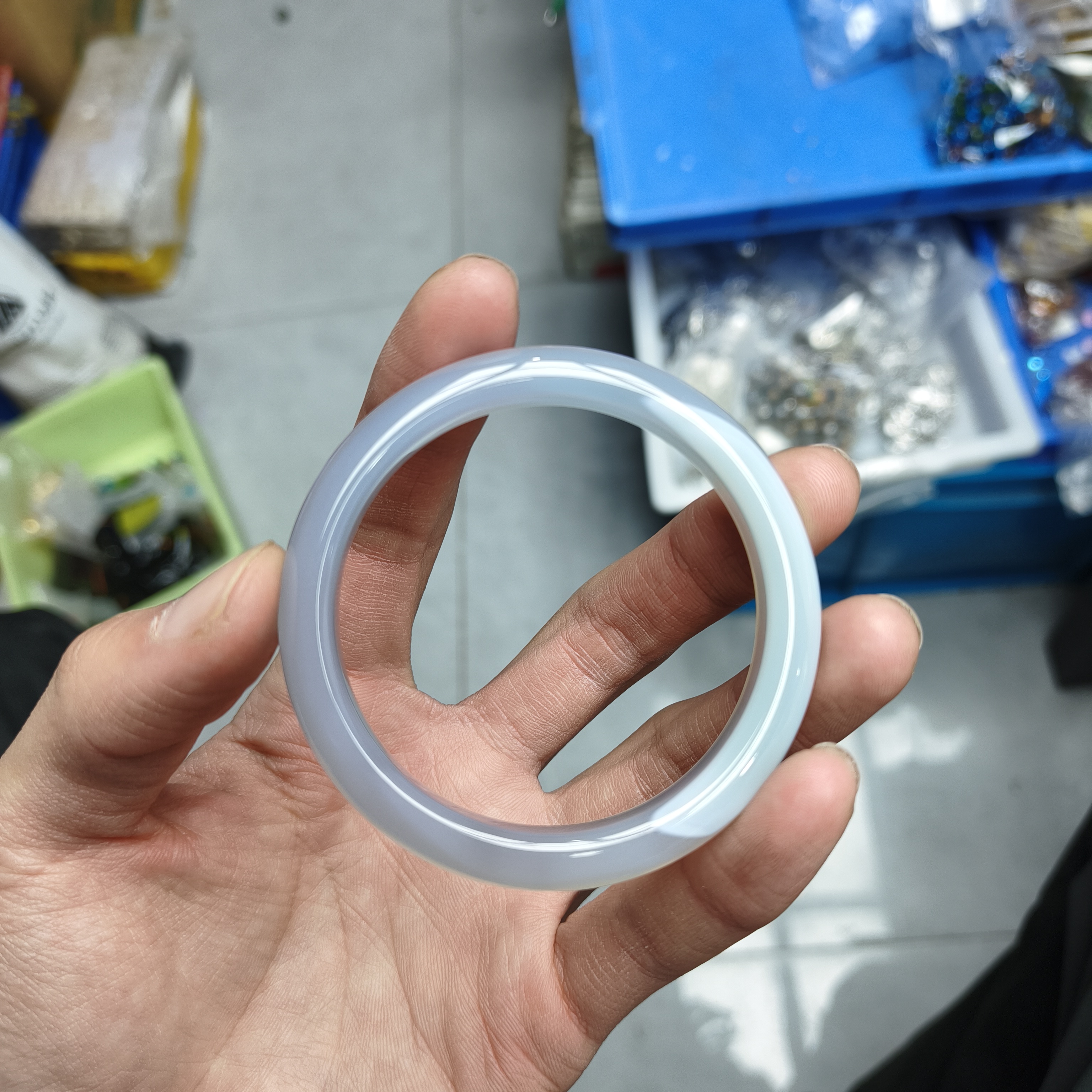 56-57圈口玛瑙手镯一条k135