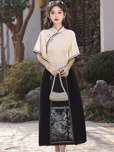 宝宝周岁宴妈妈礼服新中式满月酒抓周宝妈衣服大码夏季轻奢高级感