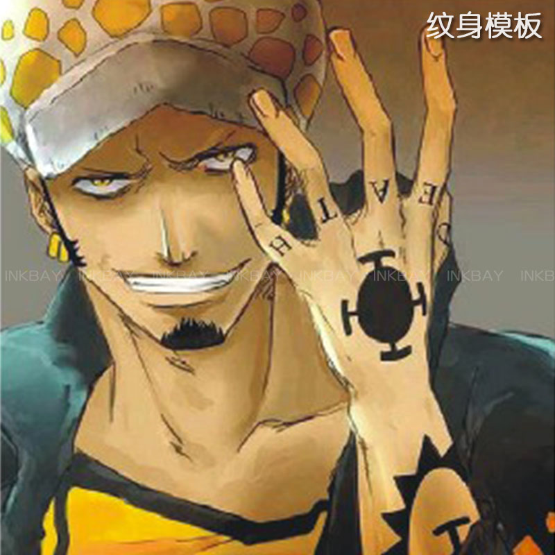 格艾菲纹身果汁模板T196海贼王罗卡通漫画仿真纹身贴半永久镂空模在类目 彩妆/香水/美妆工具, 身体彩绘中 - 来自Buy2taobao.com提供专业的淘宝代购服务