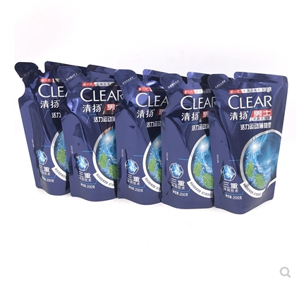 清扬洗发水露袋装薄荷控油补充装控油环保装替换装去屑200g