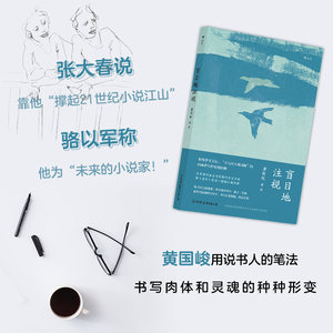 后浪正版现货盲目地注视黄国峻著说书人笔法写作 10篇作品短篇小说集华语文学当代文学小说书籍