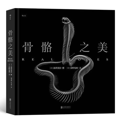 【正版包邮】骨骼之美 让双目触摸129种动物骨骼的结构与质感 黑白韵律谱写脊椎动物千年演化史诗 后浪畅销图书籍