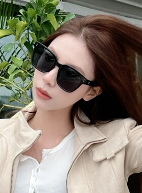 gm黑色大框墨镜男生高级感ins网红2026年新款潮胖脸显瘦太阳眼镜