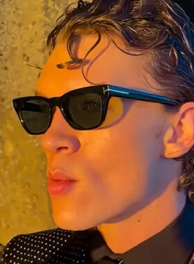 Connor Storrie同款美式猫眼墨镜男2026新款高级感痞帅太阳眼镜女