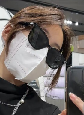 韩版复古不规则墨镜酷飒几何框型防紫外线显气场高街潮流太阳眼镜