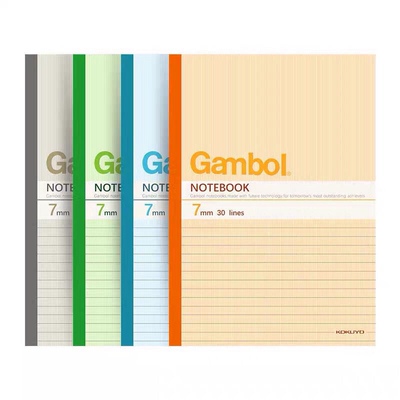 包邮 Gambol渡边 A5 B5 A4笔记本  办公本子 记事本 商务软面抄