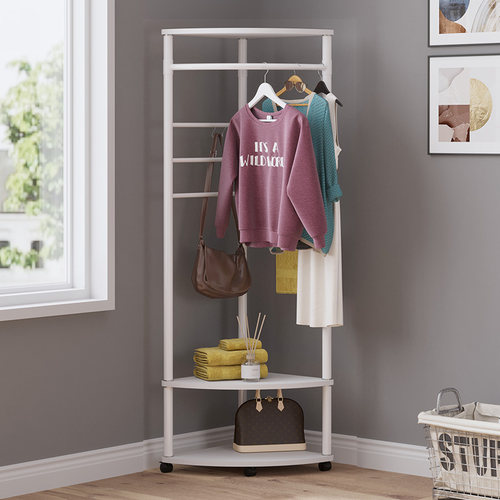 落地日式风门厅卧室多功能挂衣架