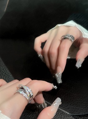 冷淡风装饰开口戒指女小众