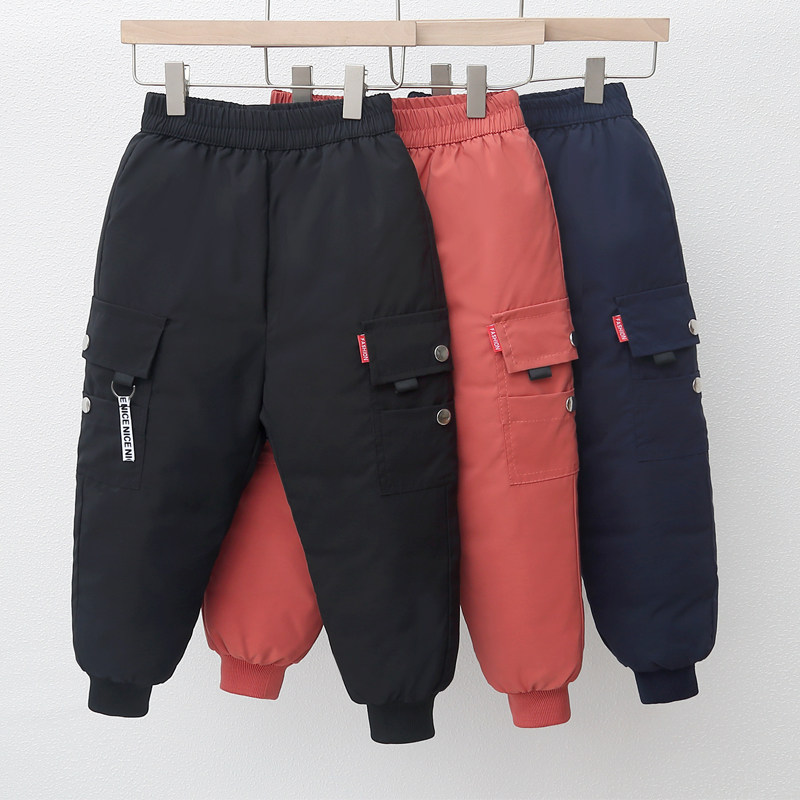 儿童羽绒裤男童女童宝宝加厚外穿冬季小中大童高腰保暖白鸭绒棉裤,童装/婴儿装/亲子装,羽绒裤,淘宝优惠券,粉丝福利购,淘宝优惠卷