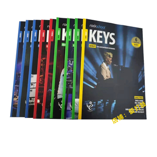 rockschool2019流行现代键盘keys0-8钢琴电子琴