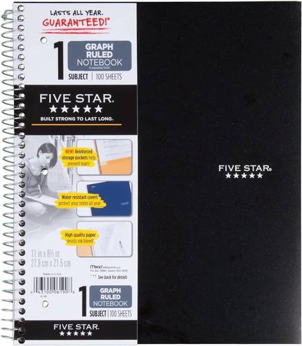 MEAD防水面方格笔记本