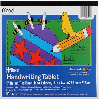 小学生英文练习本8.5x11英寸MEAD