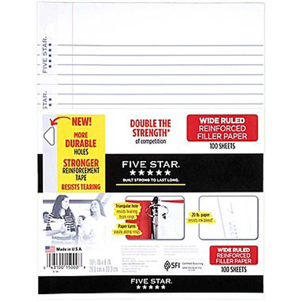 MEAD三角孔活页纸不易翻烂