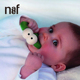 Naef 德国进口木质婴儿玩具 新生儿可爱益智牙胶摇铃 1岁 quak