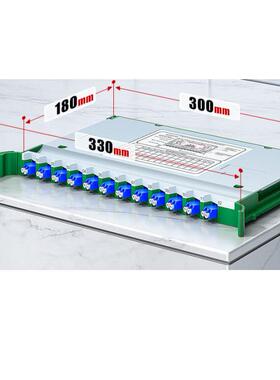 ODF 一体式熔纤盘+12个双工LC适配器+2束12色单模LC尾纤 FLS-2410P