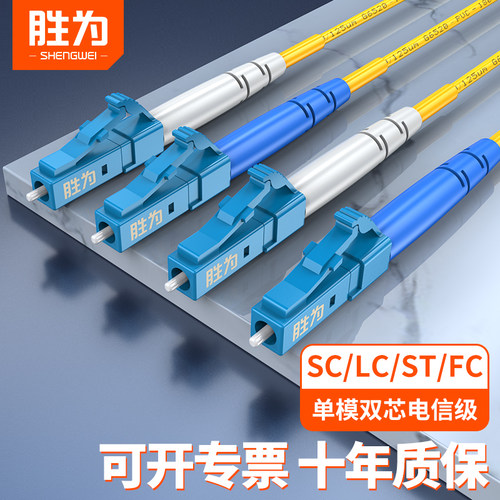 胜为单模双芯家用电信级光纤线