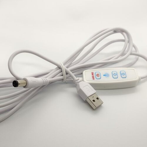 拷贝台5v调光数据线电源线USB开关线四键调光调色控制线DC5521口
