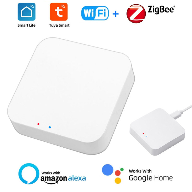 涂鸦Zigbee Hub 蓝牙Mesh智能网关远程语音控制Alexa Google