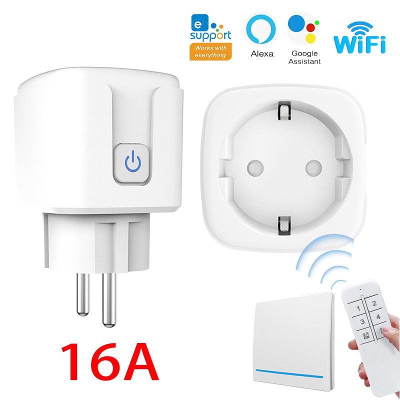 智能wifi插座易微联app定时遥控Ewelink欧规英规美规日规插头语音