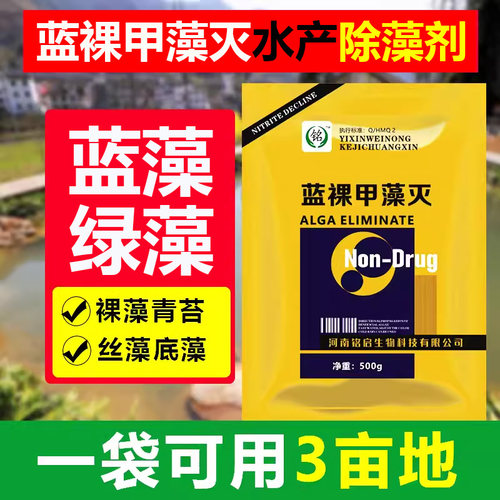铭启速杀蓝藻绿藻杀青苔丝藻泥皮
