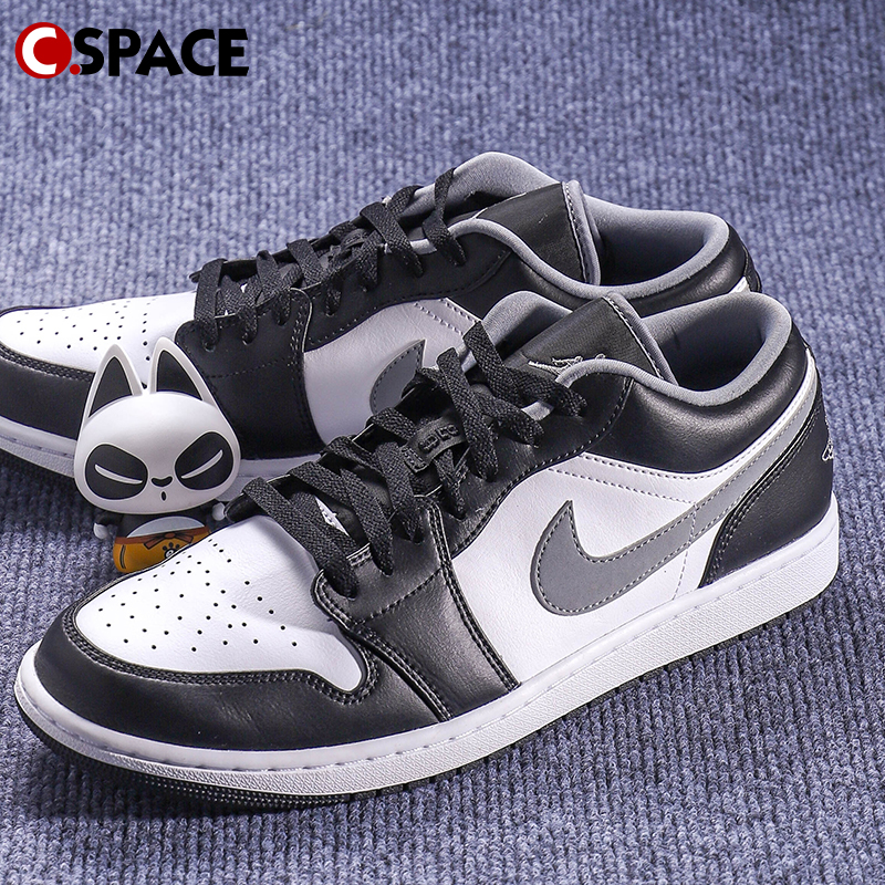 Cspace DP2 Air Jordan 1 low AJ1低帮黑白灰影子板鞋553558-040