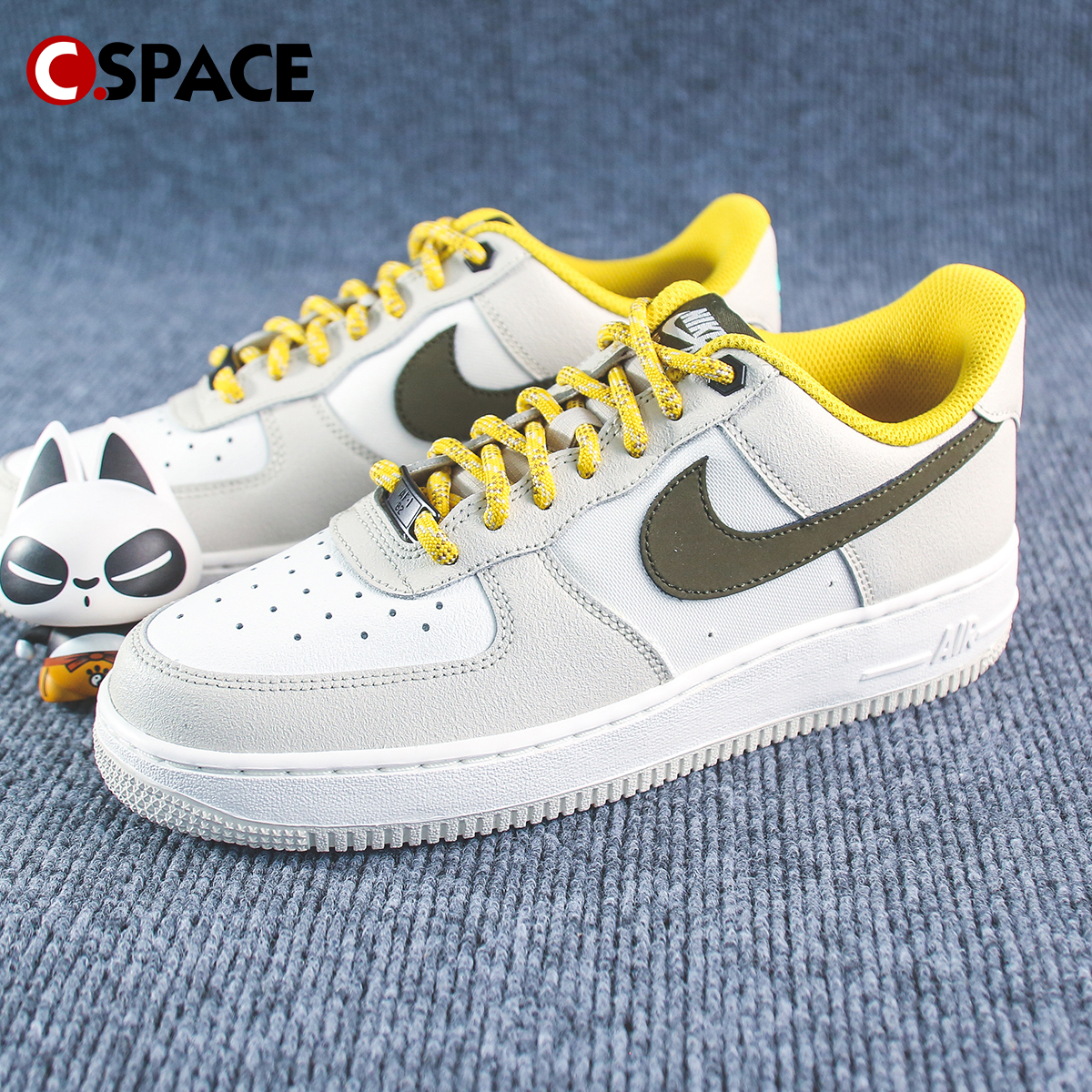 Cspace Nike Air Force 1 AF1白绿色 减震耐磨板鞋 FV3628-031 运动鞋new 板鞋 原图主图