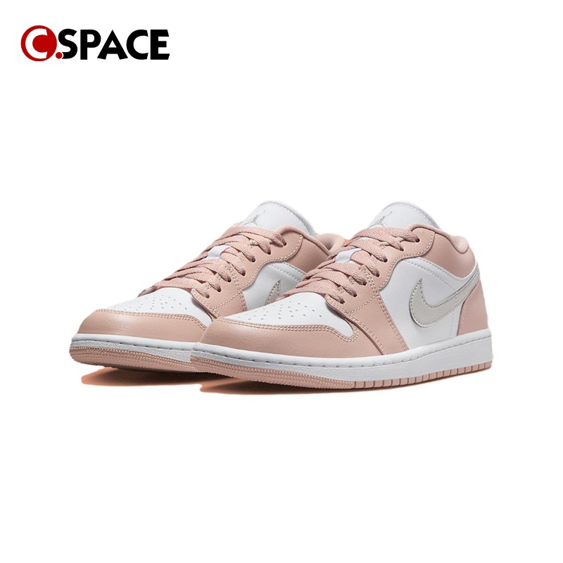 Cspace W Air Jordan 1 Low AJ1粉白 低帮 复古篮球鞋 DC0774-120 运动鞋new 篮球鞋 原图主图