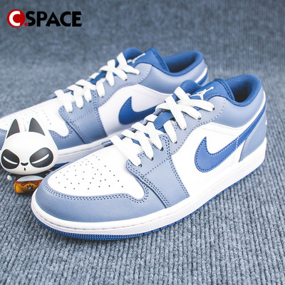 Cspace W Air Jordan 1 Low AJ1海军蓝 复古篮球鞋 553558-414