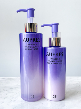 欧珀莱时光锁紧致弹润精华水乳组合水255ml乳200ml 02号滋润型