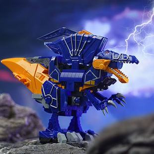 奇妙积木棘龙大王超级兽电战队DX同款模型强龙神玩具