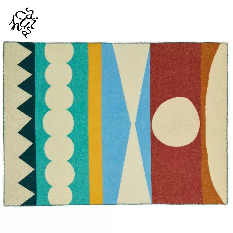 【官方授权】礼物英国DonnaWilson沙发全羊毛毯子床毛毯休闲小众