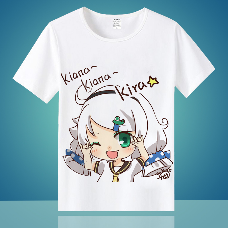 崩坏3周边衣服 琪亚娜 八重樱 雷电芽衣崩坏学园2游戏短袖T恤男女