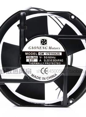 全新GAONENG Motors GM1751HA2B/HA2S 220V 0.27A 17251 机柜风扇