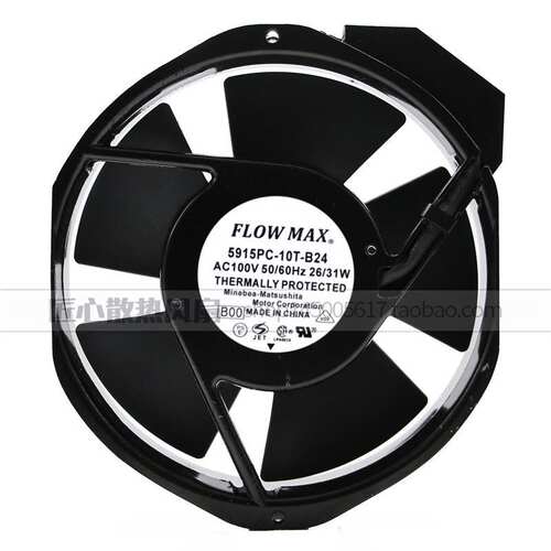 原装 NMB FLOW MAX 5915PC-10T-B24 17238 AC100V 31W 轴流风机