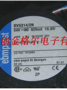 DV5214/2N 原装德国PAPST 24V 825mA 19.8W 127*127*38MM设备风扇