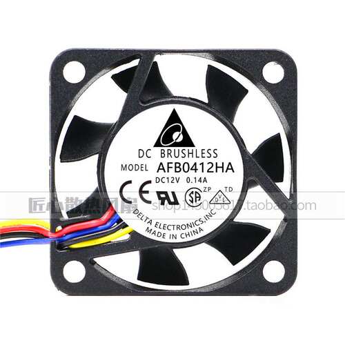 AFB0412HA 台达 4010 12V 0.14A 4厘米/cm 轴流双滚珠CPU散热风扇
