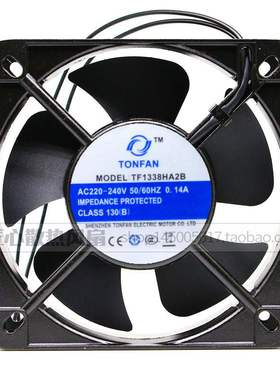 全新TOPFAN TF1338HA2B 220V 0.14A散热风扇风机13538机柜散热
