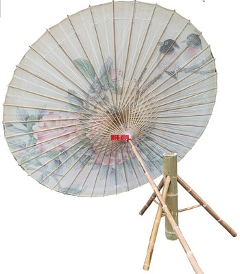 油纸伞支架  伞底座  雨伞固定架  楠竹底座一个