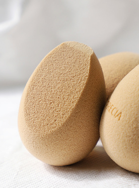 PRECIA发糕蛋低密度超软切面巨软美妆蛋海绵粉扑粉底专用替fen*y