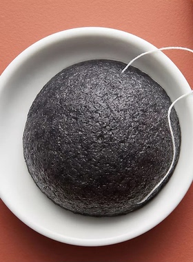 KONJAC天然亲肤植物提取魔芋洗脸海绵湿洗脸扑洁面卸妆棉蒲蕾西雅