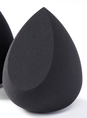 顽固2代/定制偏硬高密度超细腻不吃粉湿用美妆蛋黑色海绵海绵蛋