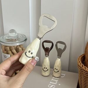 啤酒开瓶器家用创意可爱不锈钢起瓶器饮料汽水瓶盖起子开酒器