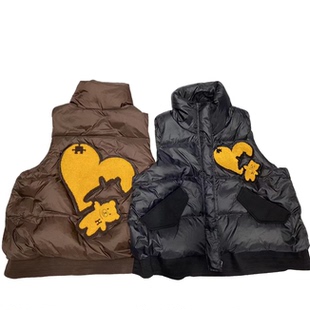 宽松休闲个性 冬款 潮流保暖马甲羽绒马夹女375 百搭神器 合肥欢欢