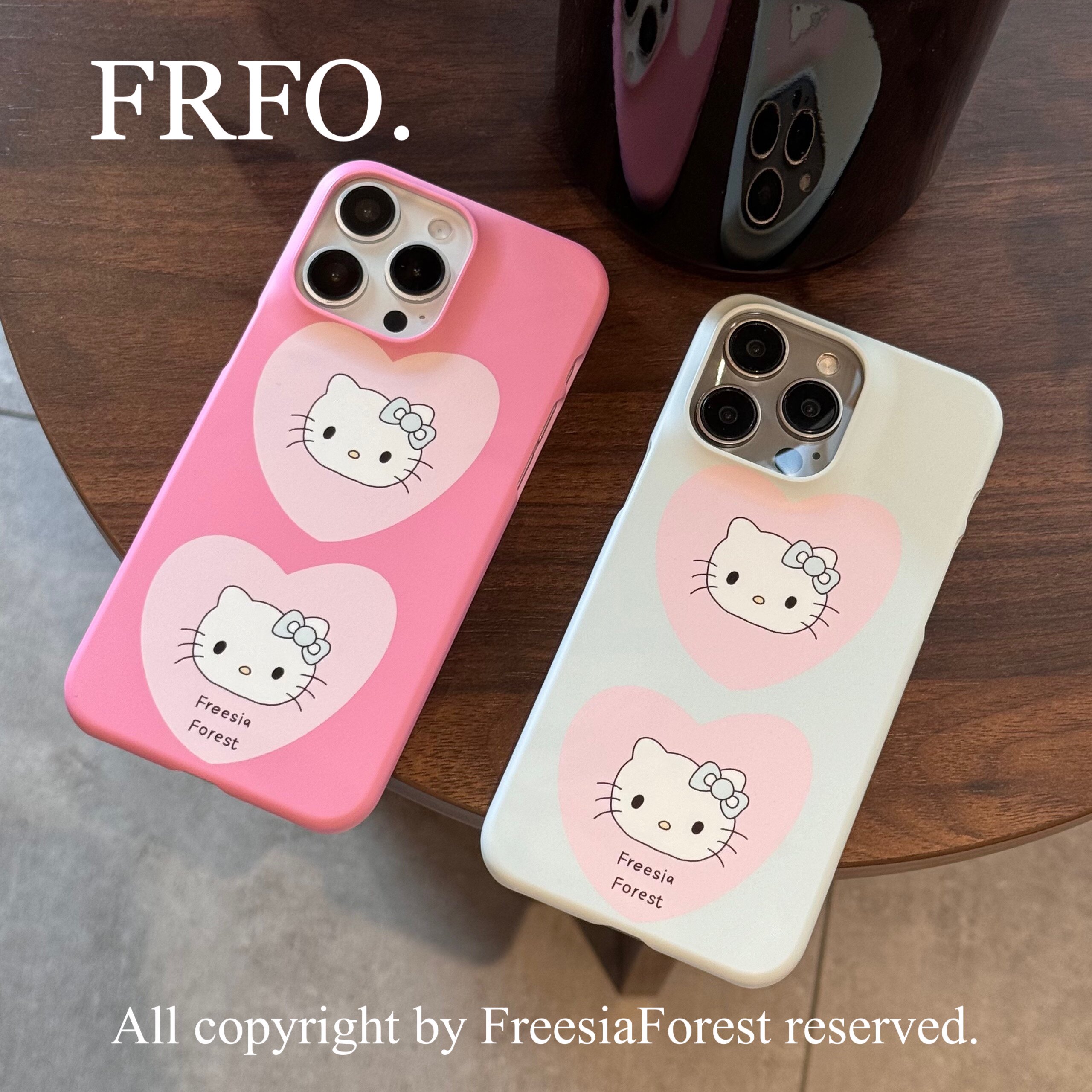 苍兰森林 kitty韩国进口单层封口菲林手机壳ins风适用苹果iPhone17ProMax简约硬壳可爱高级感原创保护壳