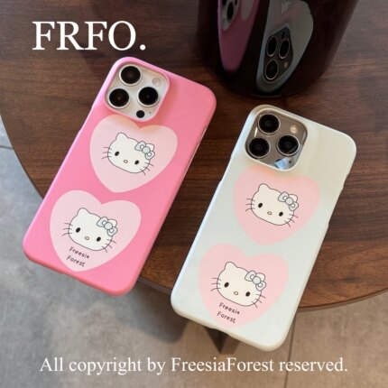 苍兰森林 kitty韩国进口单层封口菲林手机壳ins风适用苹果iPhone17ProMax简约硬壳可爱高级感原创保护壳
