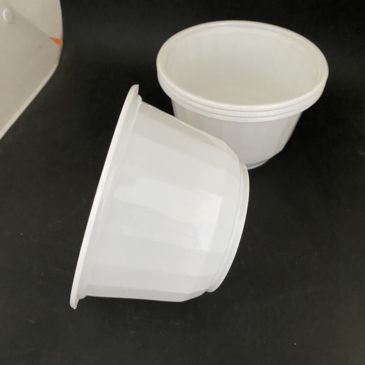 约850ml打包碗无盖一次性塑料碗乳白色库存处理无盖包邮